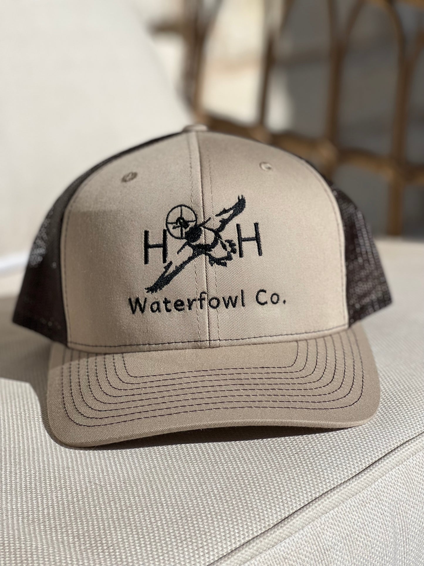 Khaki/Coffee Classic H&H Logo